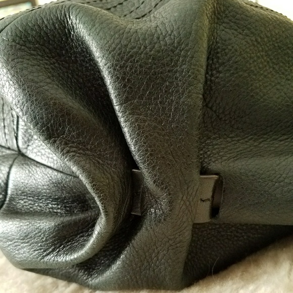 B Makowsky black leather handbag - Picture 4 of 10